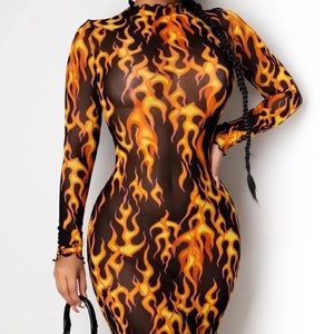 Flame dress